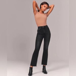 Abercrombie BLUE Kick Flare 70s Jeans